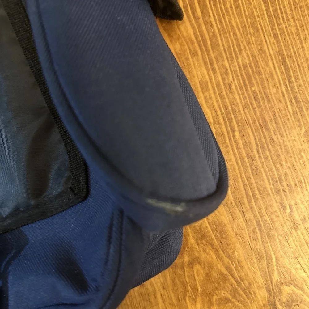 VTG Walmart Brand Messenger Bag Laptop Case Blue Multiple Pockets